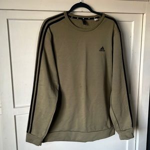 adidas Mens Crew Neck Long Sleeve Pullover Sweater